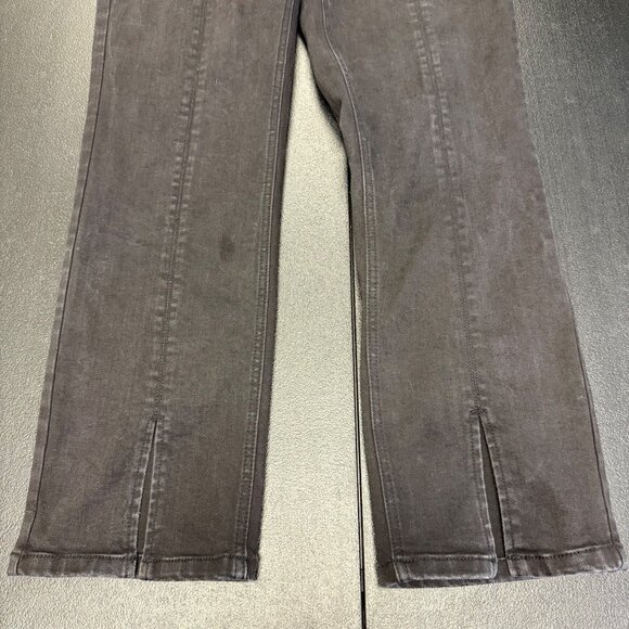 J. McLaughlin Rainey High Rise Jeans Stretch Ankle Split Front Hem Sz 10 Preppy - Picture 9 of 11